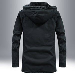 ZyloFash Men’s Cotton-Padded Fleece Jacket