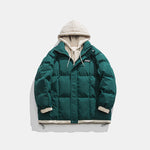 ZyloFash Teen Cotton-Padded Jacket – Fake Two-Piece