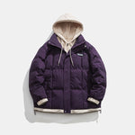 ZyloFash Teen Cotton-Padded Jacket – Fake Two-Piece