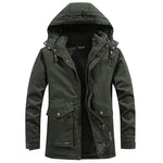 ZyloFash Men’s Cotton-Padded Fleece Jacket