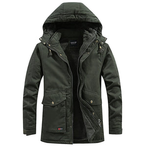 ZyloFash Men’s Cotton-Padded Fleece Jacket