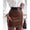 Elegant PU Leather Skirt with Rivet Design  Women’s Fashion Wear