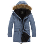 ZyloFash Men’s Warm Cotton Overcoat