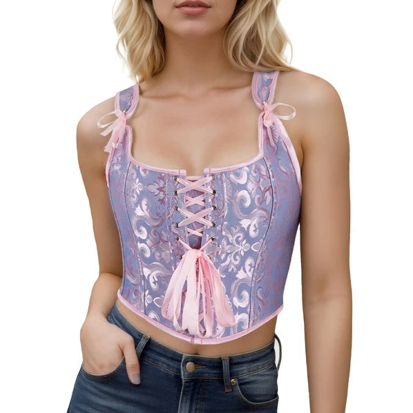Women’s Vintage Overbust Corset Tops  Going Out Fashion