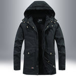 ZyloFash Men’s Cotton-Padded Fleece Jacket