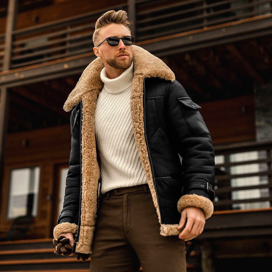 ZyloFash Men’s Military Fleece Jacket