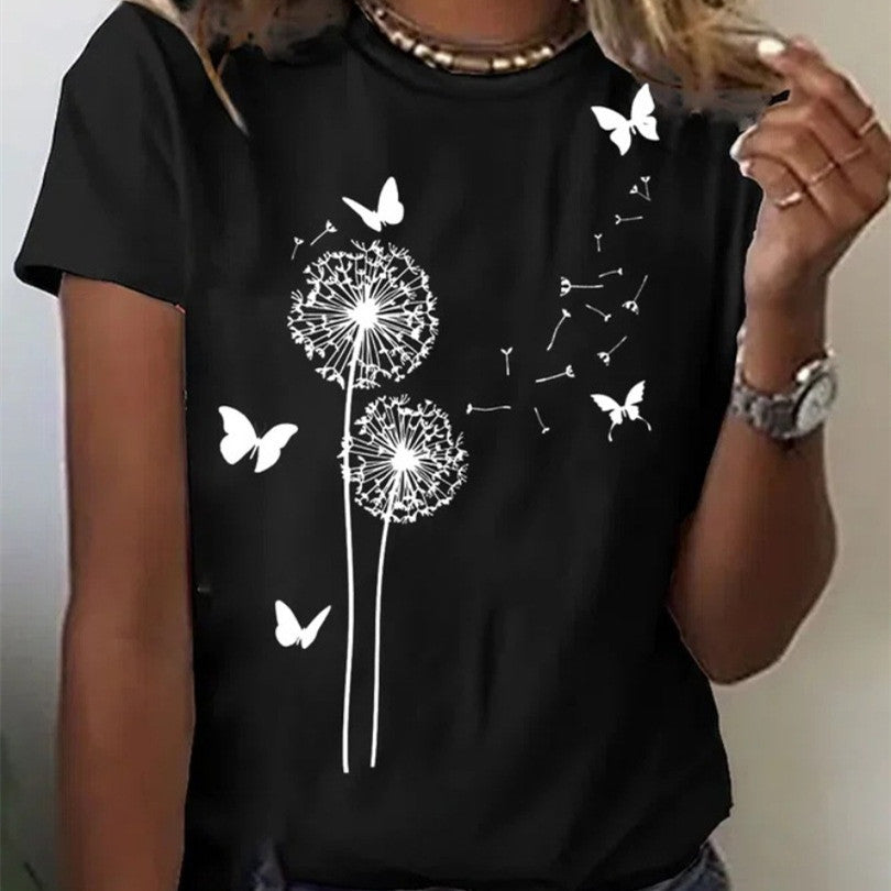 Women’s Printed T-Shirt Casual Everyday Top