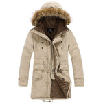 ZyloFash Men’s Warm Cotton Overcoat
