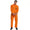 Halloween Orange Prisoner Costume  Unisex Party Outfit for Men & Women