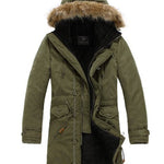 ZyloFash Men’s Warm Cotton Overcoat