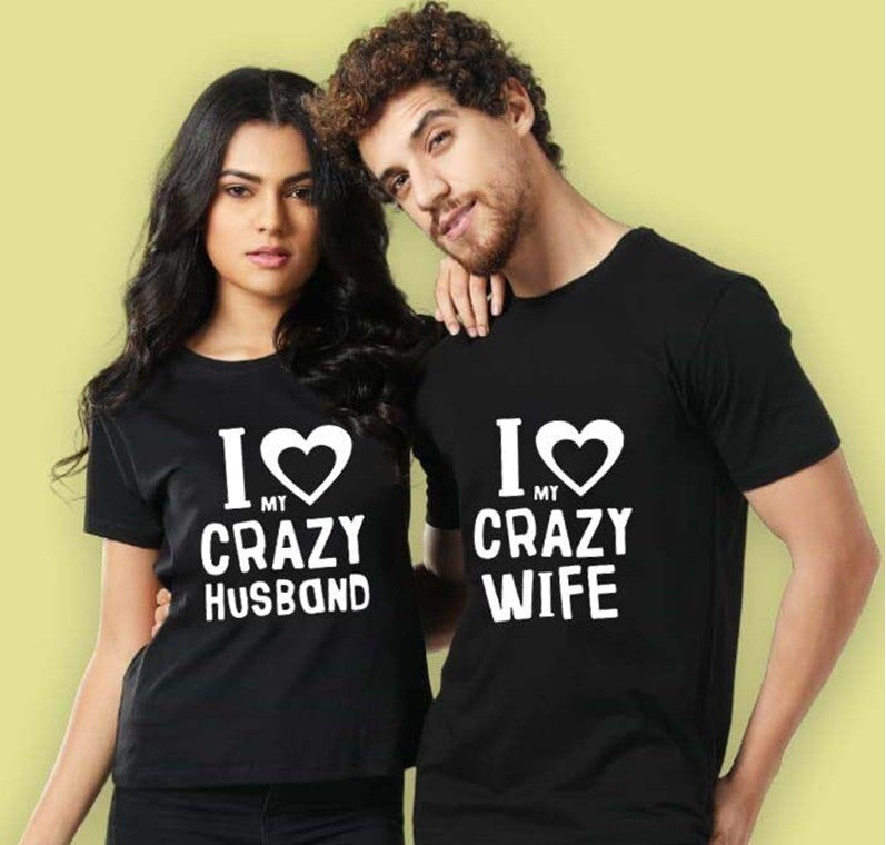 Couples Short-Sleeve T-Shirts  European  American Style for Men & Women