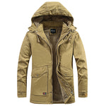 ZyloFash Men’s Cotton-Padded Fleece Jacket