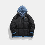 ZyloFash Teen Cotton-Padded Jacket – Fake Two-Piece