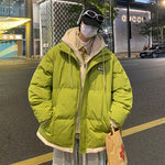 ZyloFash Teen Cotton-Padded Jacket – Fake Two-Piece